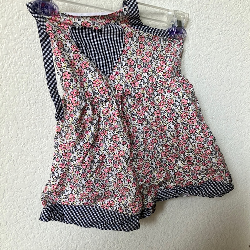 FINAL MARKDOWN Children’s Pippa & Julie Floral Romper - Pink and Black 5